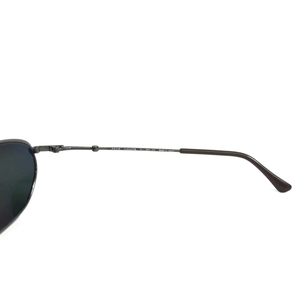 Vintage Maui Jim Sunglasses Kauai MJ305-02 Gunmetal Frames w/ Neutral Gray Lens